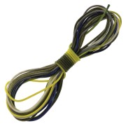 Fil de jade - Fil nylon tressé 1 mm - Dégradé Vert - Bleu foncé - Beige x2.90m|raw }}