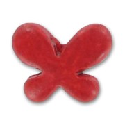 Papillon en céramique 16x22 mm Rouge mat x1|raw }}