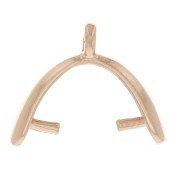 Attache pendentif 12 mm en Argent 925 Doré rose x1|raw }}