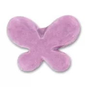 Papillon en céramique 16x22 mm Mauve mat x1