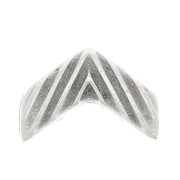 Cymbal - Perle en métal pour perles Chevron Beads 11x7 mm Avessalos Arg Vieilli x1|raw }}