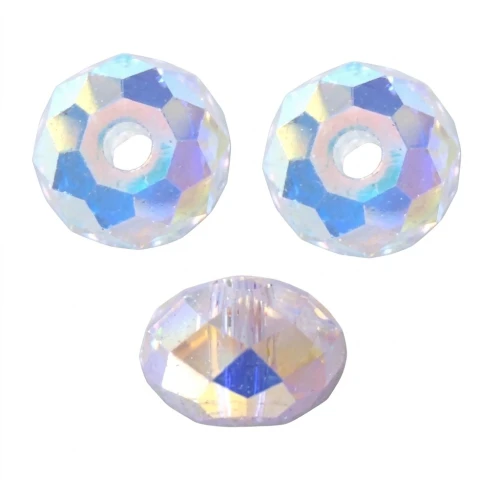 Ronde aplatie PureCrystal 5040 6 mm Crystal AB x1