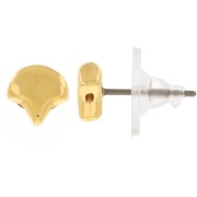 Cymbal - Clous d'oreilles pour Ginko Duo 7x7.5 mm Alopronia Doré à l'or fin x2|raw }}