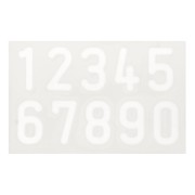 Moule silicone pour réaliser des chiffres en résine 8x5 cm x1