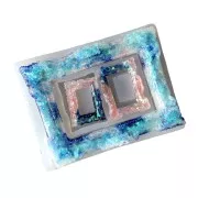 Moule silicone pour réaliser 3 cadres photos style baroque 13x10 cm x1