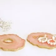 Moule en silicone - forme géode - 82x82 mm pour résine x1