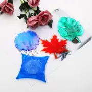 Moule en silicone - forme géode - 82x82 mm pour résine x1