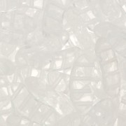 Perles en verre QuadBow Bead 6x15 mm - Crystal x10|raw }}