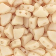 Perles en verre PieDuo Bead 6x8 mm - Opaque Beige Ceramic Look x30|raw }}