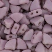 Perles en verre PieDuo Bead 6x8 mm - Opaque Light Rose Ceramic Look x30|raw }}