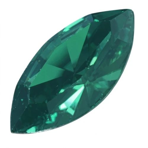 Navette PureCrystal 4228 15x7 mm Emerald