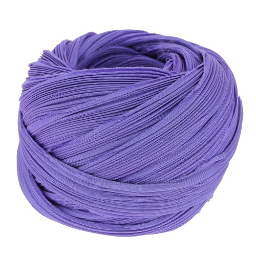 Ruban twill de soie Shibori - Violet Solid x10cm