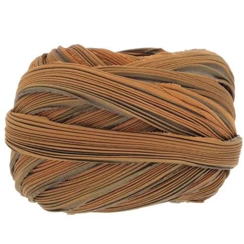 Ruban twill de soie Shibori - Copperplate x10cm