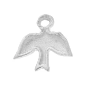 Breloque oiseau 8 mm - Argent 925 x1