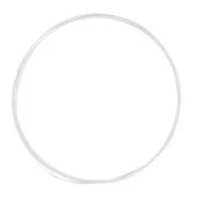 Fil dur - écroui - perlé 0.9 mm Argent 925 x1m