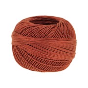 Fil de coton Lizbeth taille 10 Burnt Sienna n°9601 x111m