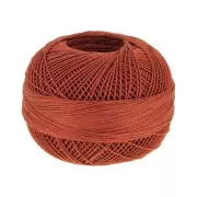 Fil de coton Lizbeth taille 20 Burnt Sienna n°9601 x192m