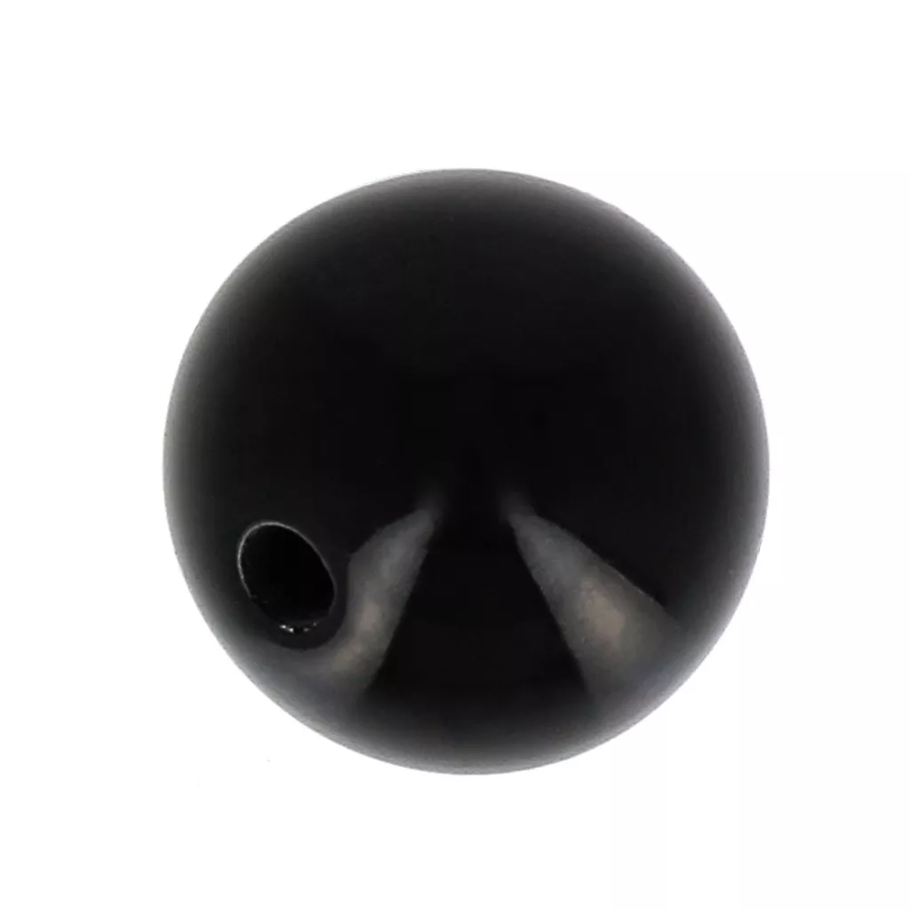 Perles En Verre Opaque Noir, Forme Tube à Facettes - Lot Neuf