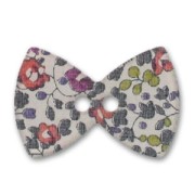 Bouton noeud papillon 38 mm Liberty Eloïse Prune x1|raw }}