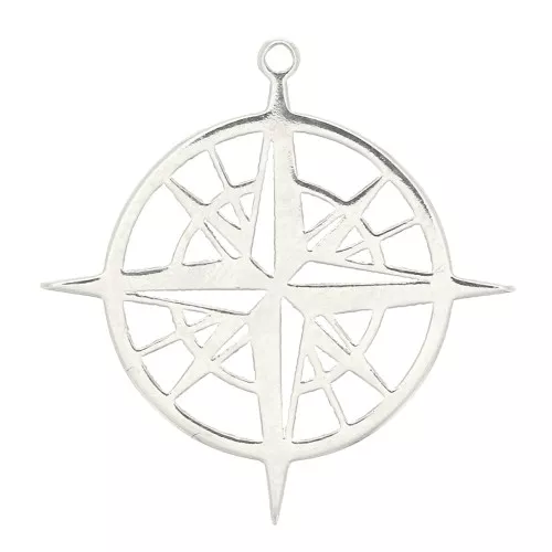 Pendentif Rose des vents 22x21 mm - Argent 925 x1