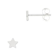 Boucles d'oreilles étoile 4 mm - Argent 925 x2|raw }}