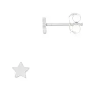 Boucles d'oreilles étoile 4 mm - Argent 925 x2