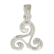 Pendentif Triskel 15x13 mm avec anneau fermé - Argent 925 x1|raw }}