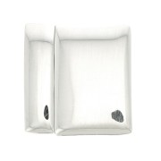 Fermoir aimanté pour lacet plat 10 mm - en Argent 925 x1|raw }}