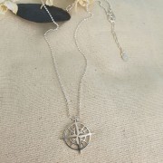 Tour de cou chaîne maille boule diamantée 1.45 mm en Argent 925 x50cm