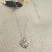 Tour de cou chaîne maille boule diamantée 1.45 mm en Argent 925 x50cm