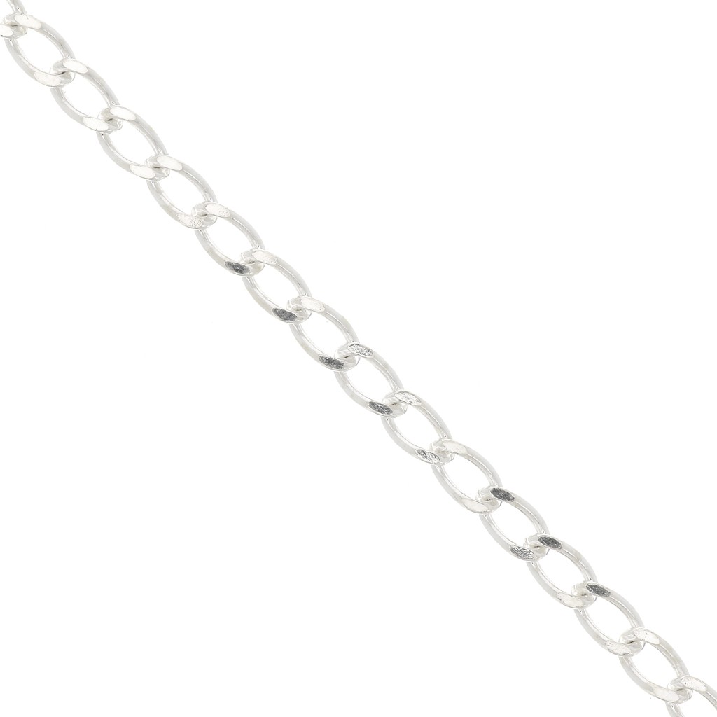 Chaîne Chaine maille Gourmette en argent 45 cm SUPERBIJOUX Chaîne Chaine maille Gourmette en argent 45 cm SUPERBIJOUX