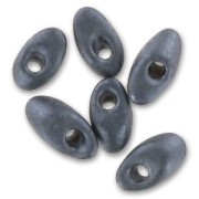 Long Magatama Miyuki 4x7 mm LMA-2001 - Mat Gunmetal x 10g