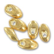 Long Magatama Miyuki 4x7 mm LMA-1052 - Galvanized Gold x 10g|raw }}