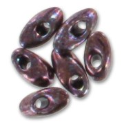 Long Magatama Miyuki 4x7 mm LMA-460 - Dark Raspberry Metallic x10g