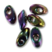 Long Magatama Miyuki 4x7 mm LMA-454 - Met Dark Plum Iris x 10g|raw }}
