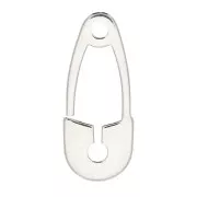 Breloque épingle à nourrice 16x6.5 mm en Argent 925 x1