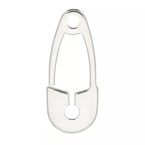 Breloque épingle à nourrice 16x6.5 mm en Argent 925 x1