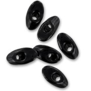 Long Magatama Miyuki 4x7 mm LMA-401 - Black x 10g