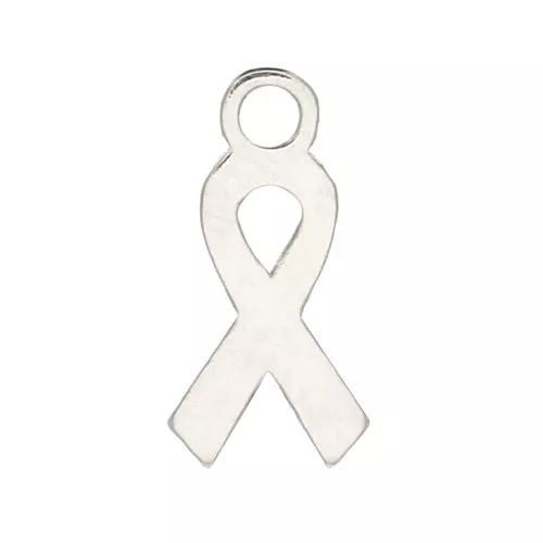 Breloque ruban de sensibilisation 10x5 mm en Argent 925 x1