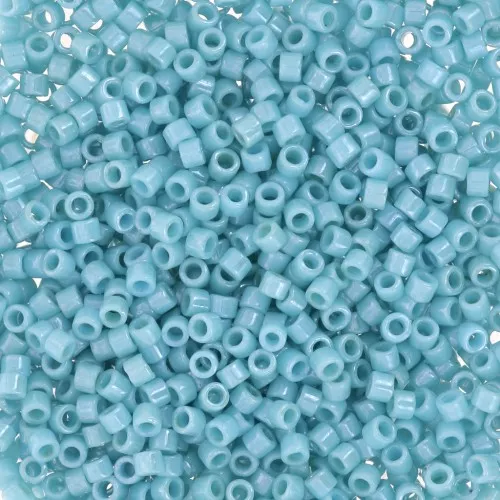 Miyuki Delica 11/0 DB0217 - Opaque Turquoise Green Luster x8g