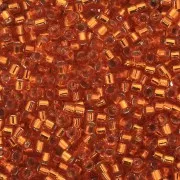 Miyuki Delica 11/0 DB0045 - Silver Lined Orange x8g