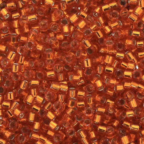 Miyuki Delica 11/0 DB0045 - Silver Lined Orange x8g