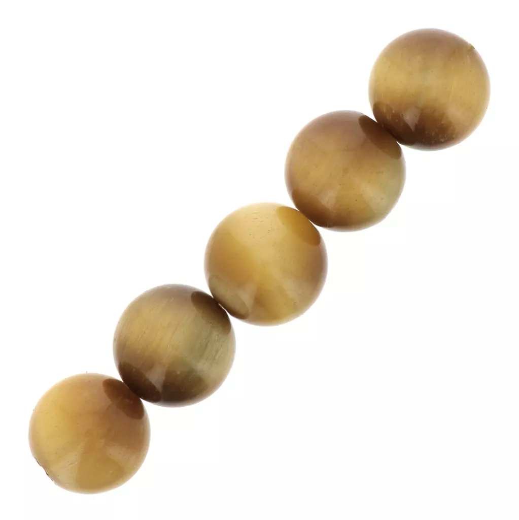 Perles Rondes En Pierre œil De Tigre 4-8mm - Pour Fabrication De Bracelets, Colliers - Neuf, Pierres Naturelles