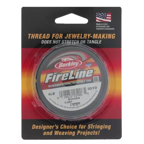 Fil Fireline - Tresse fusionnée 0.10 mm (4LB) Smoke x50 m