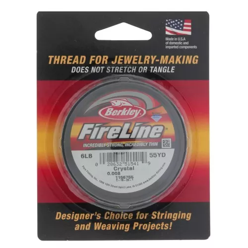 Fil Fireline - Tresse fusionnée 0.12 mm (6LB) Crystal x50 m