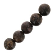 Perles rondes en pierre gemme 4 mm - Bronzite x20