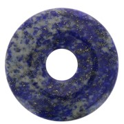 Donuts 30 mm pierre gemme - Lapis lazuli x1|raw }}
