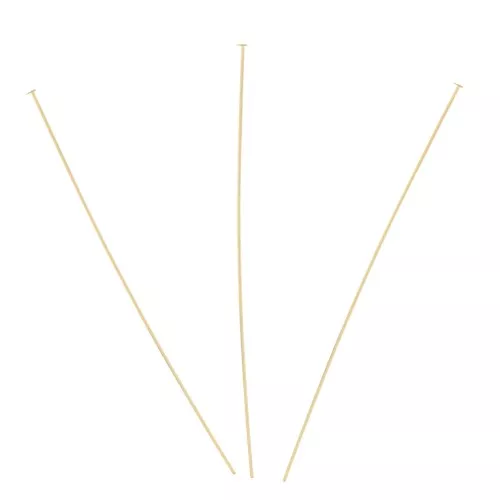 Clous tête plate 44x0.35 mm - Gold filled (or laminé) x10