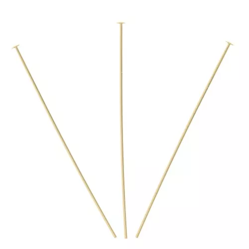 Clous tête plate 44x0.6 mm - Gold filled (or laminé) x10