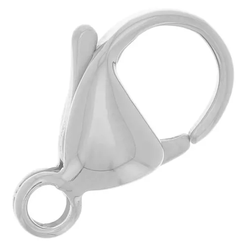 Fermoir mousqueton 15 mm - Acier inoxydable 304L x1